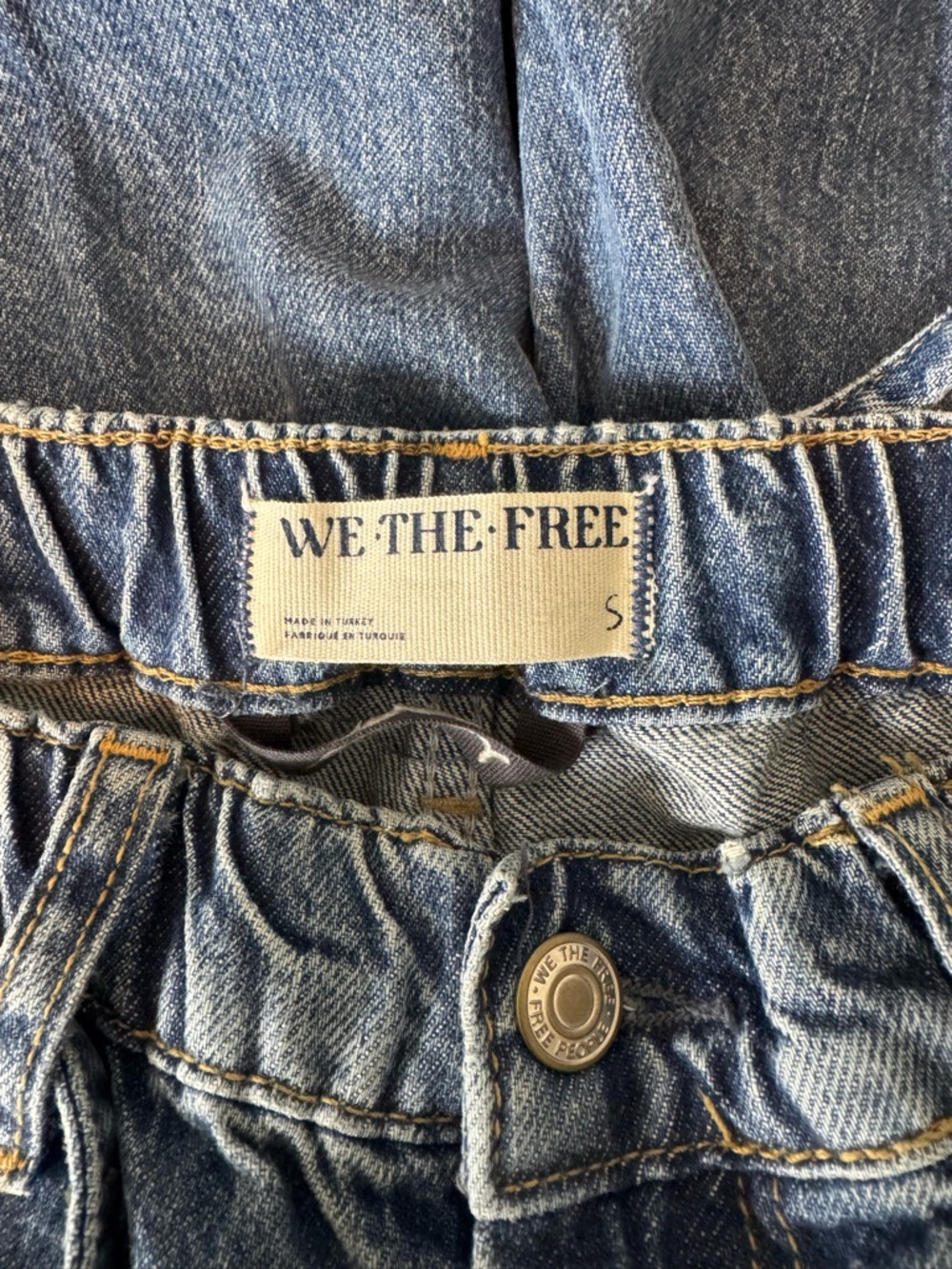 We The Free Light crvy outlaw mid-rise wide leg - Picture 4 of 5